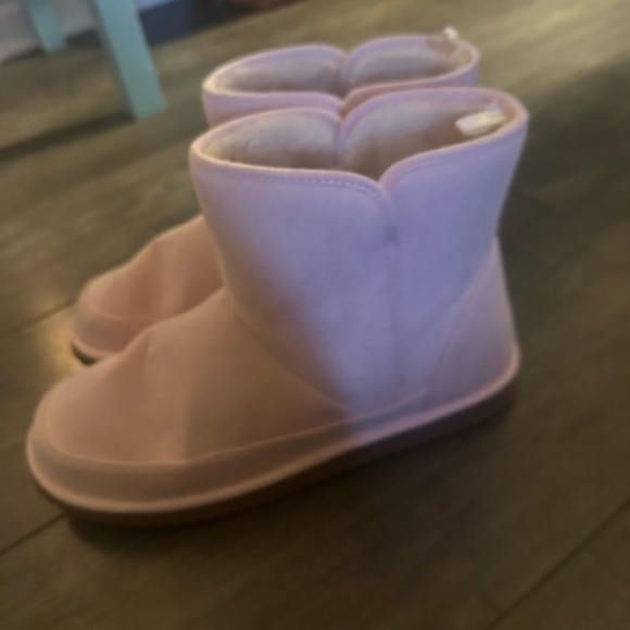 Women’s pink old navy fur inside booties old navy worn 2 x comfy ! - Picture 1 of 3